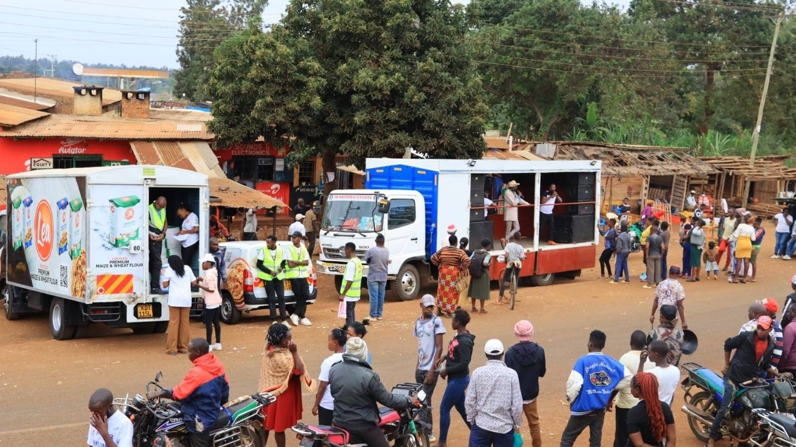 PKSounds truck at event venue